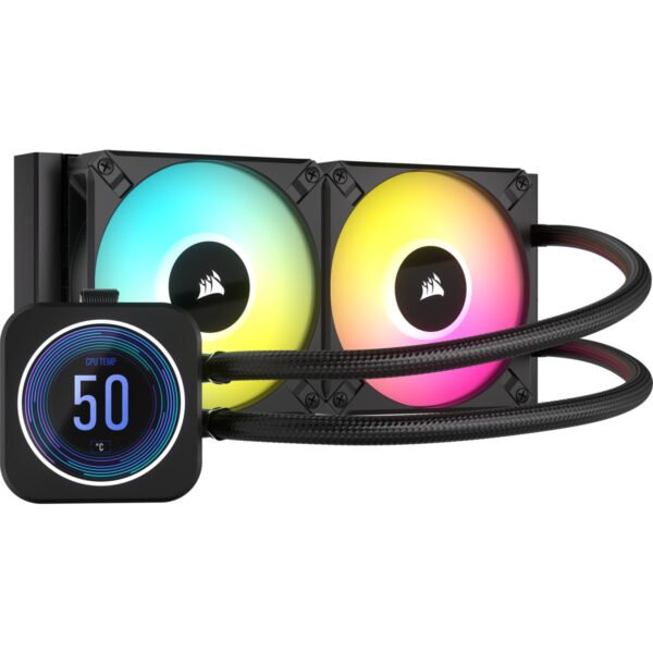 CORSAIR ICUE H100I ELITE LCD XT BLACK