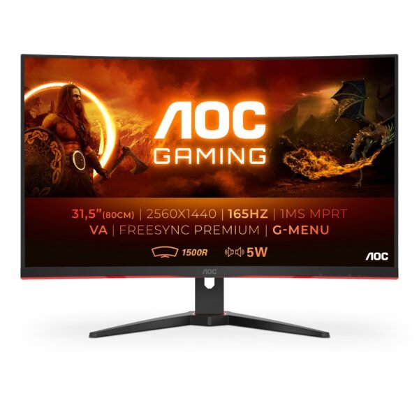 AOC 31.5 VA MONITOR SPK CUR CQ32G2SE/BK