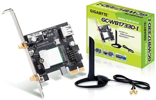 GIGABYTE NIC/BT W/L PCI-E GC-WB1733D-I