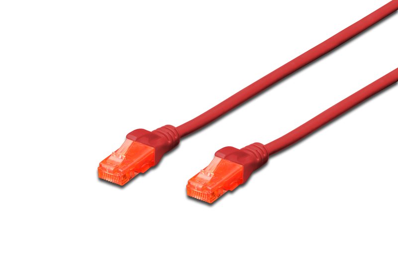 Digitus 15m Cat6 U/UTP networking cable U/UTP (UTP) Red