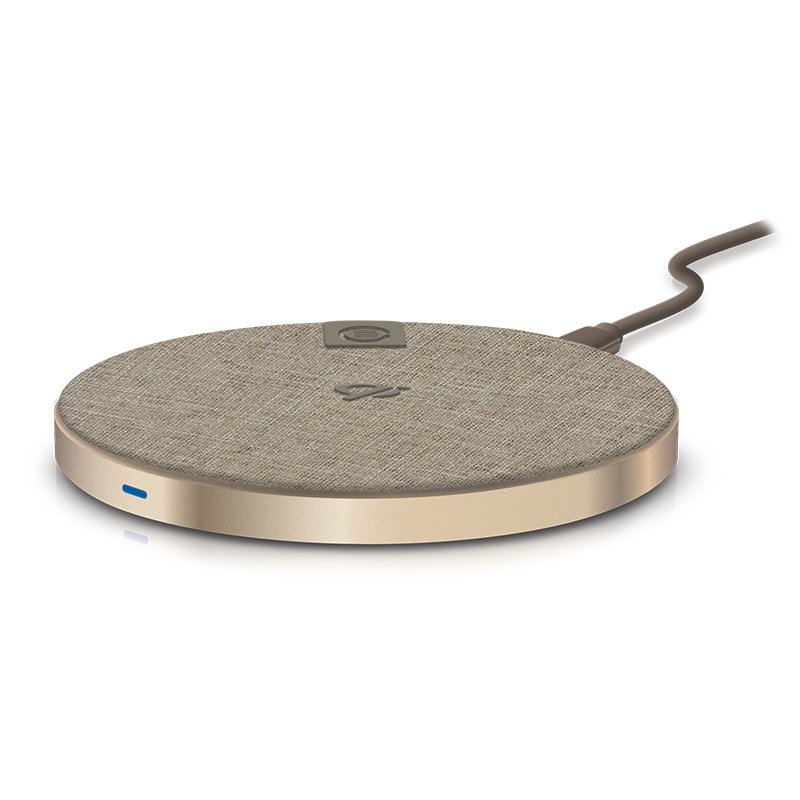 ALOGIC Wireless Charging Pad - Champagne Gold - 10W - Includes USB-C to USB-C Cable
