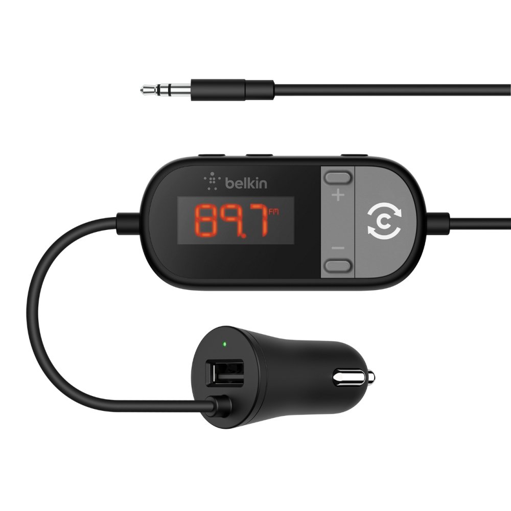 Belkin F8Z880EA FM transmitter 3.5mm Black