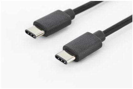 ASSMANN Electronic 1m USB 3.1 C - C USB cable 3.2 Gen 2 (3.1 Gen 2) USB C Black
