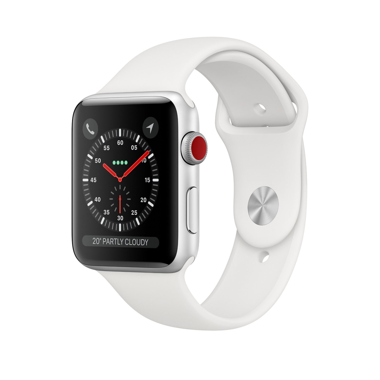 Apple Watch Series 3 smartwatch OLED Silver 4G GPS (satellite)