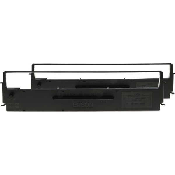 Epson C13S015614 Nylon black, 4000K characters, Pack qty 2
