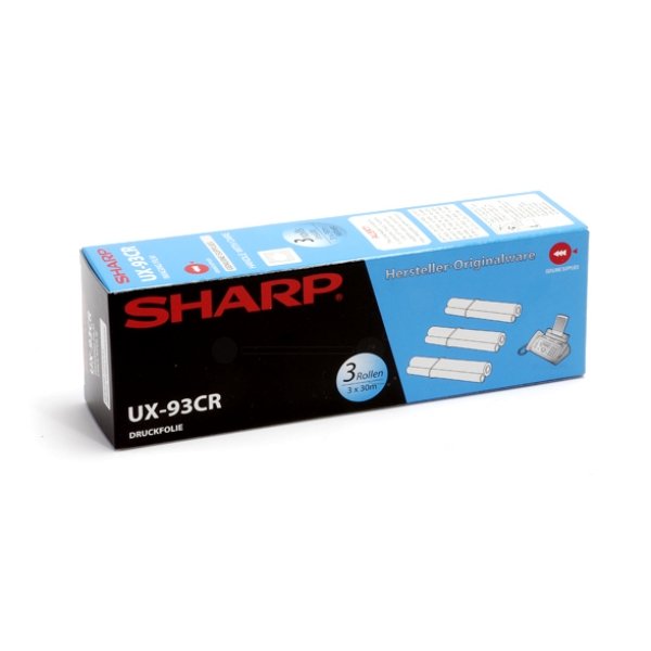 Sharp UX-93CR Thermal-transfer-film, 90 pages, Pack qty 3