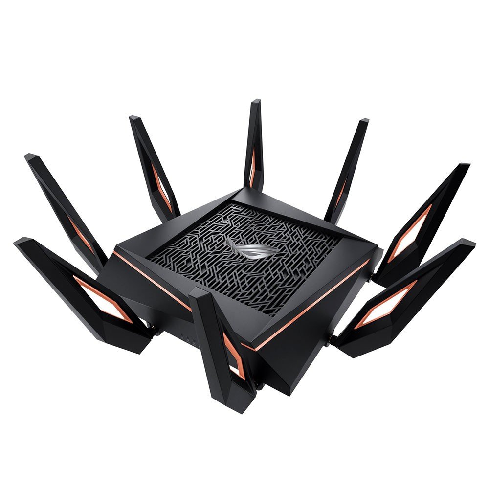 ASUS GT-AX11000 wireless router Tri-band (2.4 GHz / 5 GHz / 5 GHz) Gigabit Ethernet Black