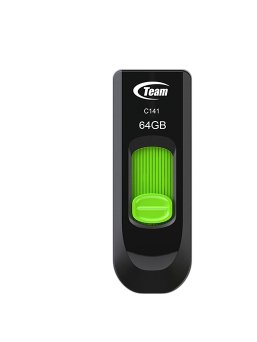 Team Group C141 USB flash drive 64 GB USB Type-A 2.0 Black,Green