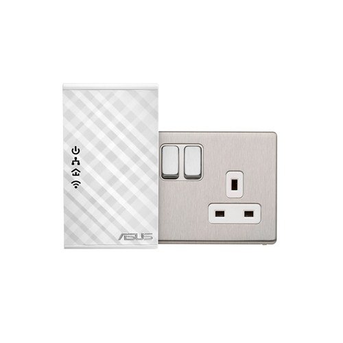 ASUS PL-N12 Kit 500 Mbit/s Ethernet LAN Wi-Fi Grey,White 1 pc(s)