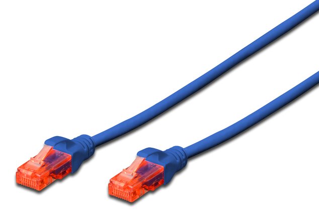 Digitus 15m Cat6 U/UTP networking cable U/UTP (UTP) Blue