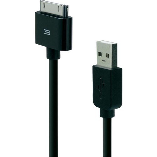 Belkin ChargeSync 1.2m mobile phone cable Black USB A Apple 30-pin