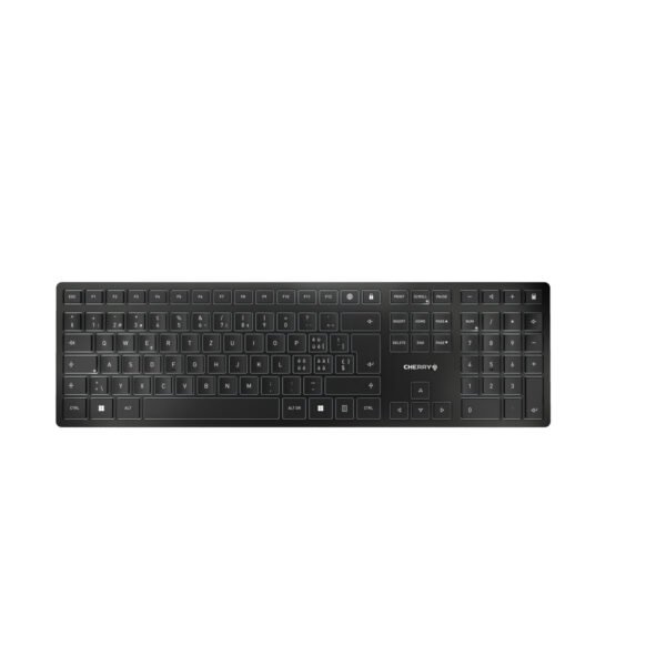 CHERRY KW 9100 SLIM Keyboard Wireless Swiss QWERTZ Black