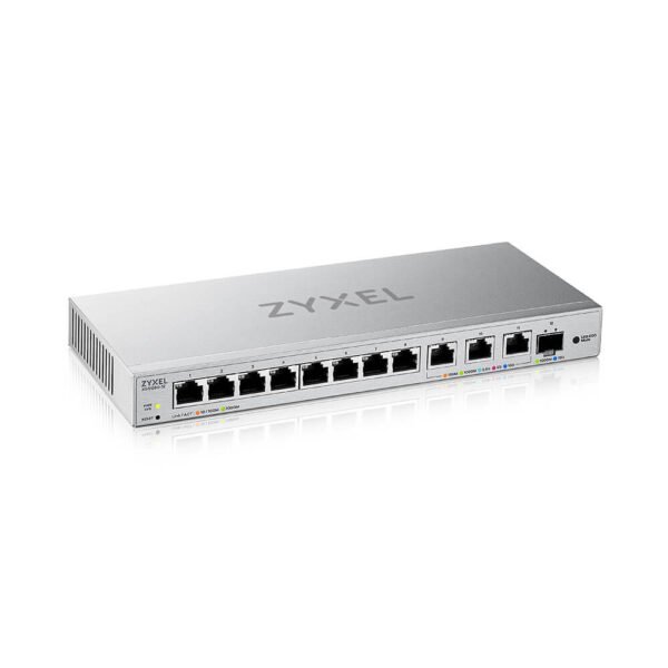 ZYXEL 12 Port Web Managed Multi Gigabit Switch includes 3 Port 10G and 1 Port 10G SFP+