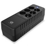 CONCEPTRONIC 650VA 360W Office UPS Battery and Surge Protected Schuko x 3 Surge Protected Schuko x 3 RJ45 In/Out