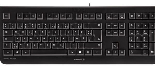 CHERRY KC 1000 Keyboard Corded Swiss QWERTZ Black