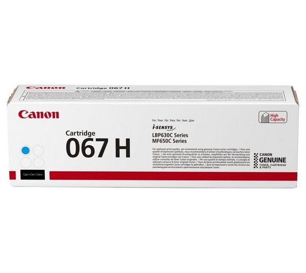 CANON 067H high capacity for i SENSYS MF651Cw cyan