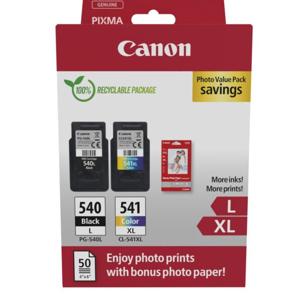 CANON PG 540L/CL 541XL Photo Value Pack