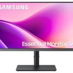 SAMSUNG Essential S4 S43UF 24 inch Full HD IPS LED Monitor 1920x1080 Pivot / HAS / RJ45 / USB C