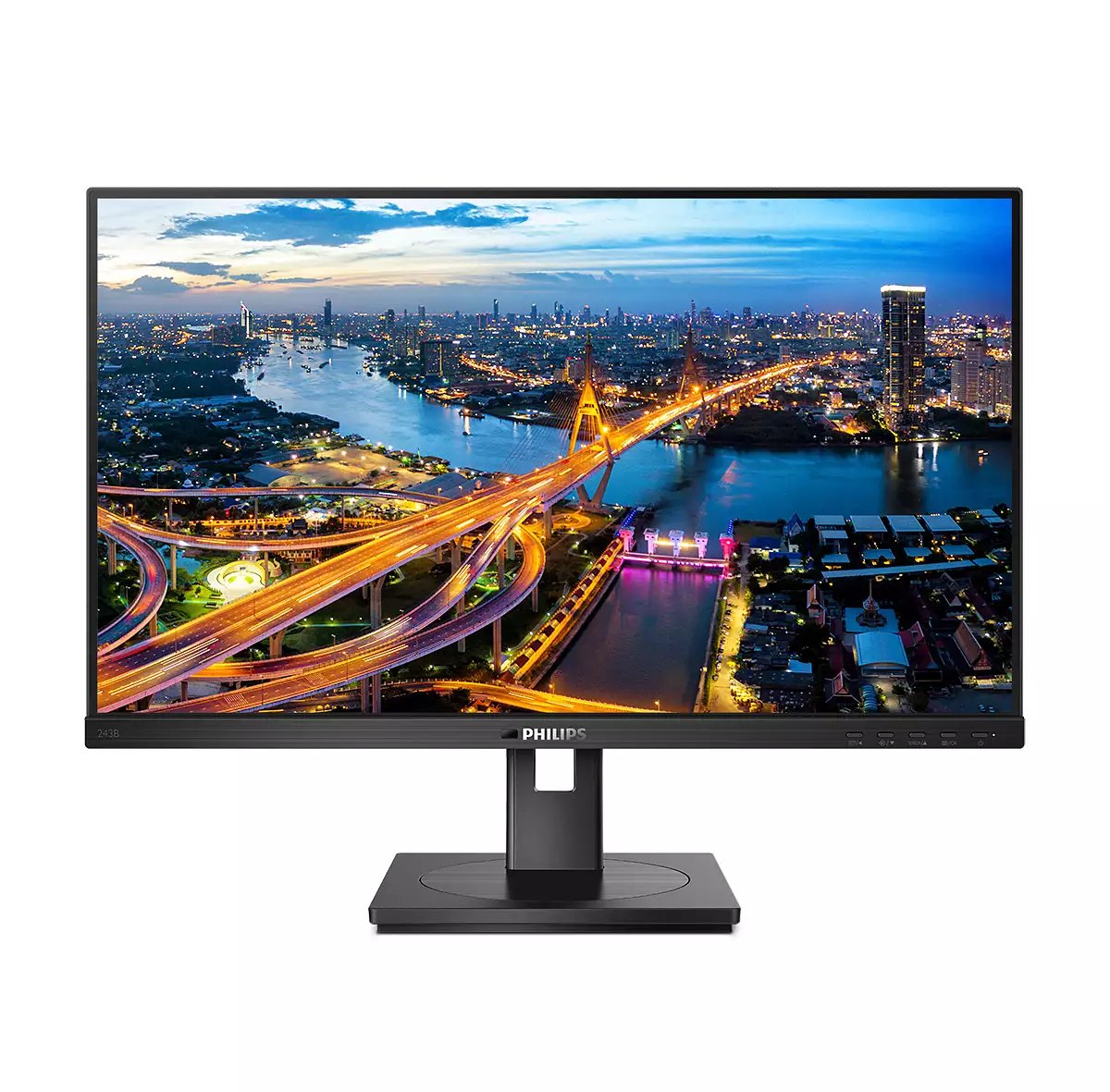 5QEtLCNp6Uuq-FaM2DFb5w.r.jpg PHILIPS B Line 24 inch Full HD IPS LED Monitor 1920x1080 USB C Dock Pivot / HAS / RJ45 - Image 1