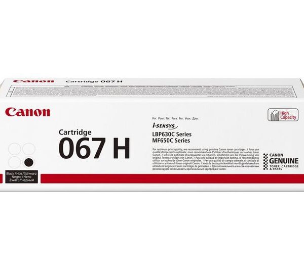 CANON 067H high capacity for i SENSYS MF651Cw black