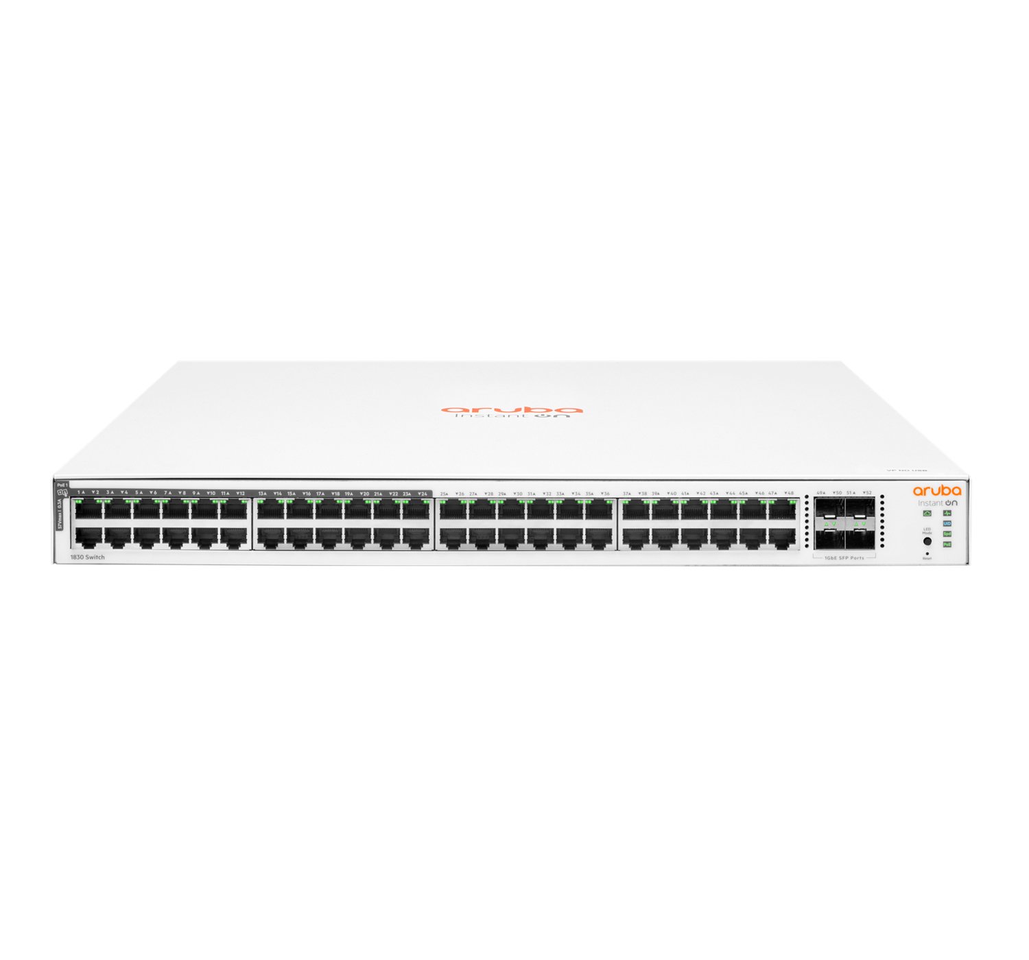 8HrrEyEQ3kaZkNq5Dl9VAw.r.jpg HEWLETT PACKARD ENTERPRISE Aruba Instant On 1830 48G 24p Class4 PoE 4SFP 370W Switch - Image 1