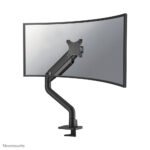 NEOMOUNTS NEXT One Single Monitor Arm 17 49inch 1 18 kg (curved 15 kg) Gas Spring 180 Degrees Stop Mechanism Topfix Black