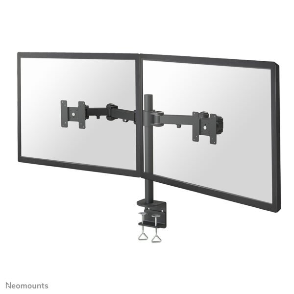 NEOMOUNTS Dual monitor arm 10 27inch 0 8 kg/screen Black
