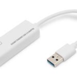 DIGITUS USB 3.0 to Gigabit Ethernet Adapter USB A Male 10/100/1000 Mbps USB 3.0