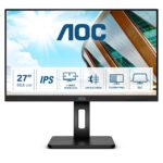 AOC P2 Series 27 inch Full HD IPS LED Monitor 1920x1080 Pivot HAS