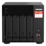 QNAP AMD Ryzen Embedded V1500B 2.2GHz NAS Tower 8GB SO DIMM DDR4 (1 x 8 GB) 5GB Flash Black