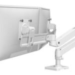 ERGOTRON LX Pro Desk Dual Direct Arm Two Monitor Mount Max. 27 inch screen White