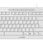 CHERRY STREAM TKL Keyboard Corded QWERTZ Pale Gray