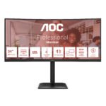 AOC E4 Series 34 inch UltraWide Quad HD Monitor 3440x1440 Pivot HAS