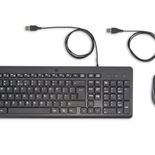 HP INC. 150 Wired Keyboard and Mouse Combo (240J7AA) QWERTY
