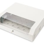 DIGITUS Wall mounting cabinet SOHO slim 145x525x475 mm 3U rotatable 2U fix Grey
