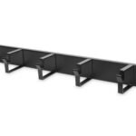 DIGITUS 1U Cable Management Panel with Cable Rings for 483mm (19 inch) Cabinets
