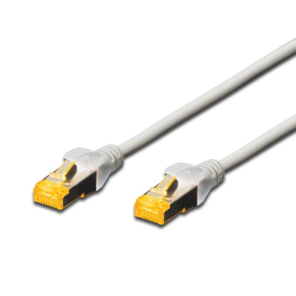 DIGITUS CAT 6A S FTP patch cord Cu LSZH AWG 26/7 length 10 m Grey
