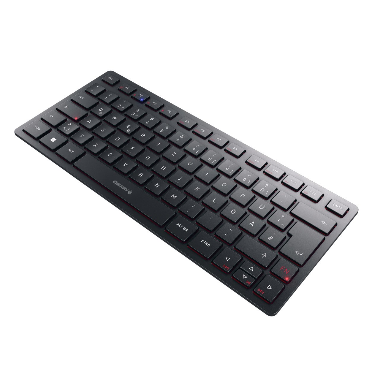 TMtxMzD7YEOeeOk-fUtBSw.r.jpg CHERRY KW 9200 MINI Keyboard Wireless QWERTY Black - Image 1