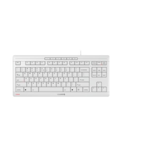 CHERRY STREAM TKL Keyboard Corded QWERTY Pale Gray