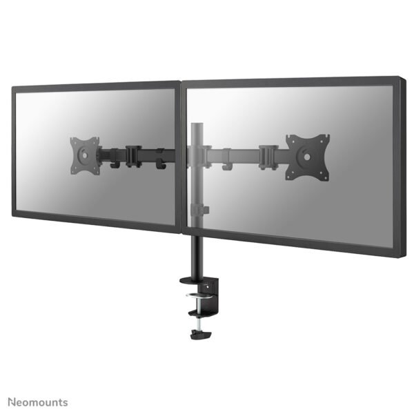 NEOMOUNTS Dual Monitor Arm 10 27inch 0 8 kg/screen Black