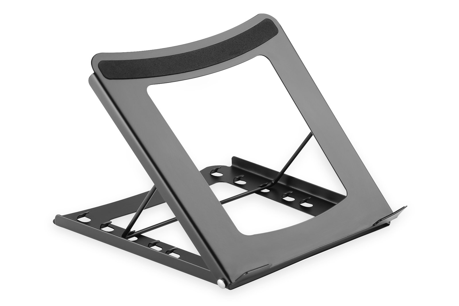UhklgDmNYEO9ko21Ac4cTA.r.jpg DIGITUS Foldable Steel Laptop/Tablet Stand with 5 Adjustment Positions - Image 1