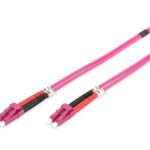 DIGITUS Fiber Optic Multimode Patchcord Duplex OM4 LC to LC 2 Meter