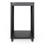 DIGITUS 16U AVS Rack 780 x 507 x 460 mm Threaded Mounting Holes Castors Black
