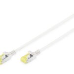 DIGITUS CAT 6A U FTP slim patch cord Cu LSZH AWG 28/7 length 1 m Grey