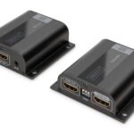 DIGITUS HDMI Extender Set 50 m over network cable (CAT 6/6a/7) EDID 1x HDMI loop out FHD 1080p