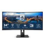 PHILIPS B Line 34 inch Curved UltraWide Quad HD VA LED Monitor 3440x1440 USB C Dock HAS / RJ45