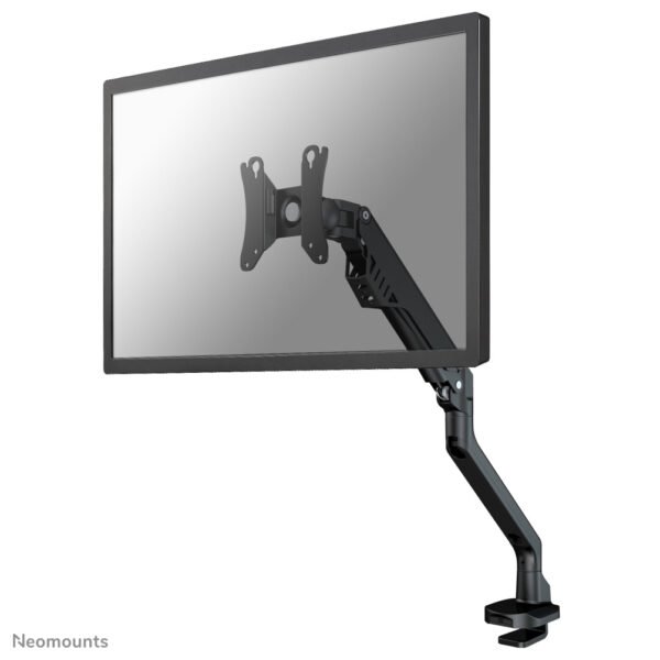 NEOMOUNTS Single monitor arm 10 32 inch 2 8 kg gas spring 170 degrees Topfix Black