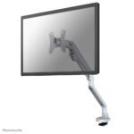 NEOMOUNTS Single Monitor Arm 10 32inch 2 8 kg Gas Spring 180 Degrees Stop Topfix Silver