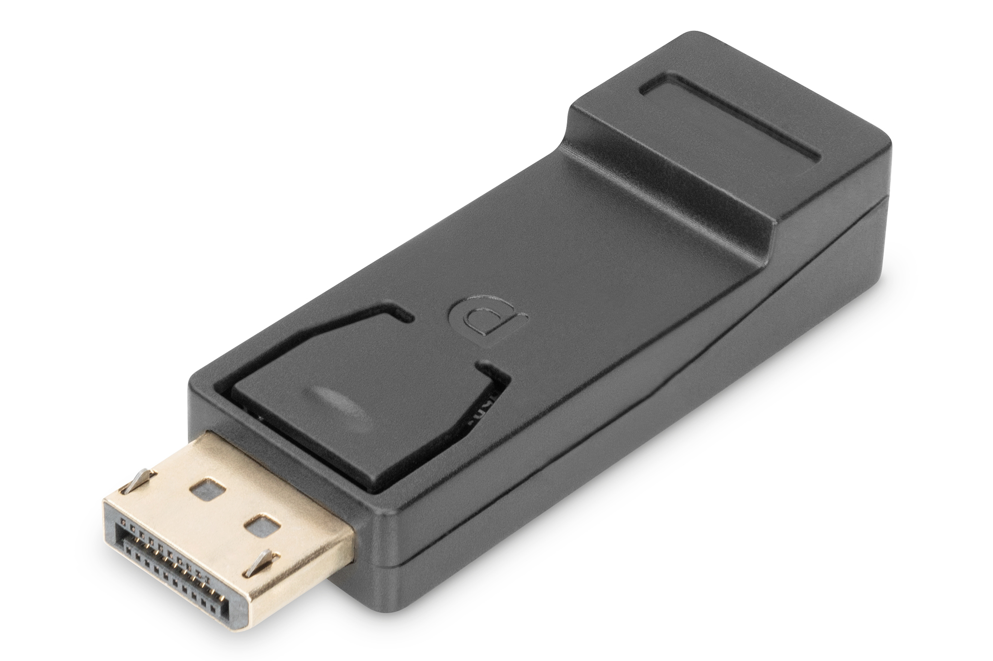 hmrhRev-BEKsuNGXCdUhjQ.r.jpg DIGITUS DisplayPort adapter DP HDMI type A M/F w/interlock DP 1.1a Full HD Black - Image 1