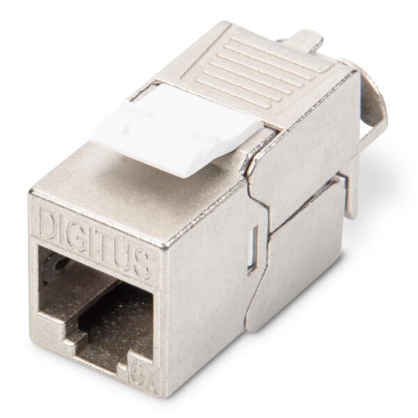 DIGITUS CAT 6A Keystone Jack shielded tool free connection
